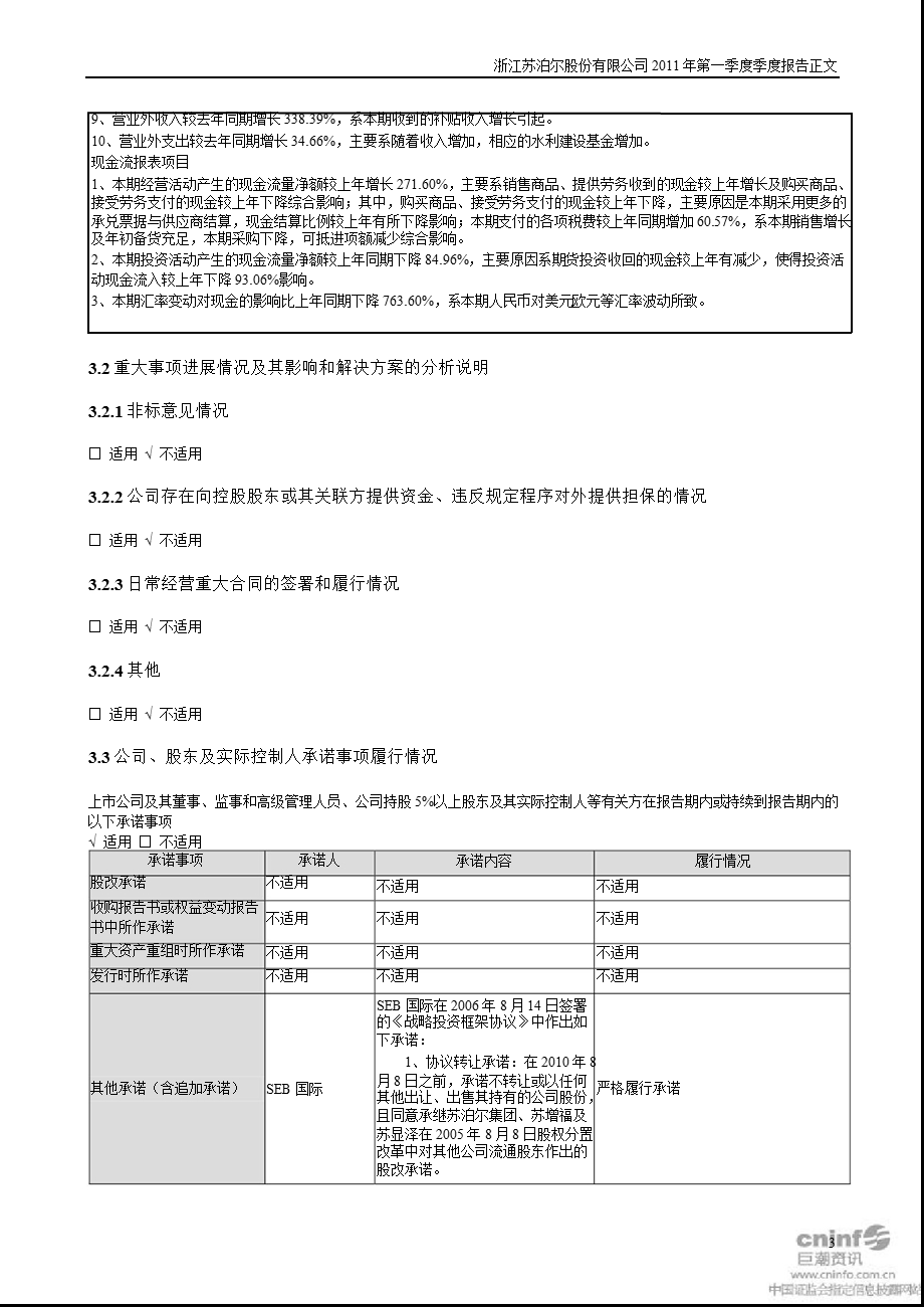 苏 泊 尔：第一季度报告正文.ppt_第3页