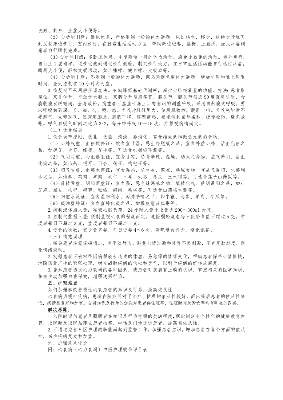 中医医院心衰病中医护理方案...doc_第3页