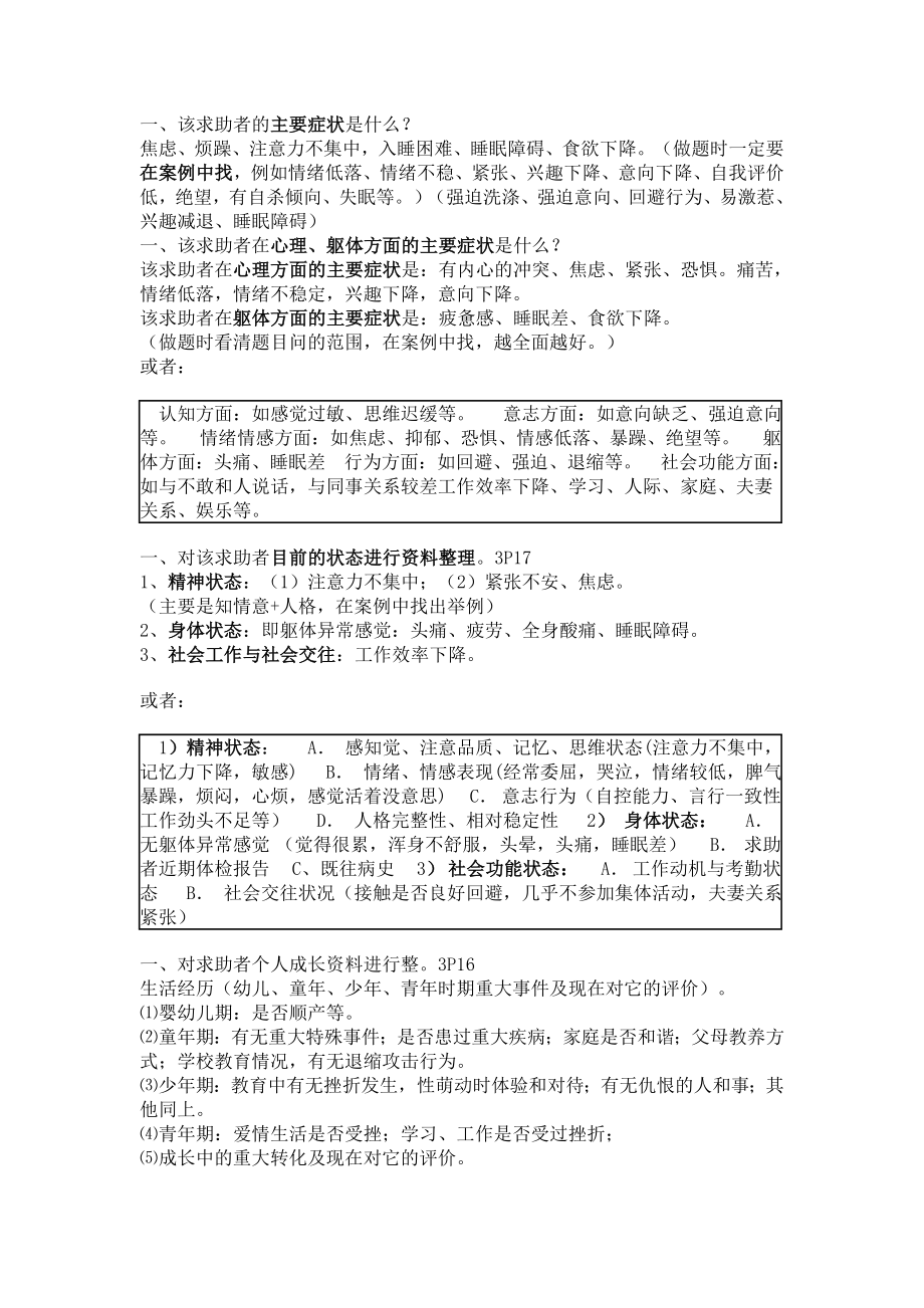 心理咨询师案例模板.doc_第1页