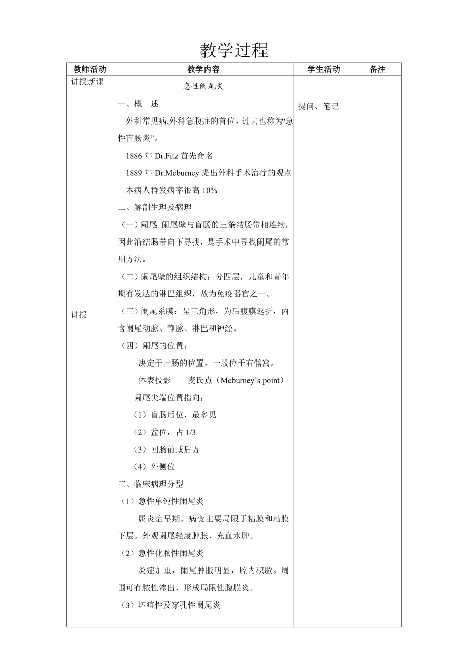 外科急性阑尾炎教案.doc_第2页