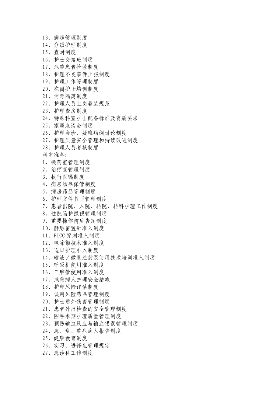 二甲医院复审护理需备材料目录.doc_第2页