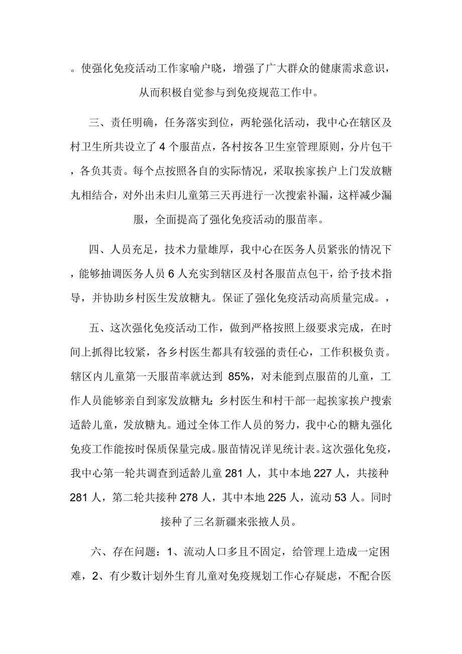 社区卫生服务中心脊髓灰质炎强化免疫工作总结.doc_第2页