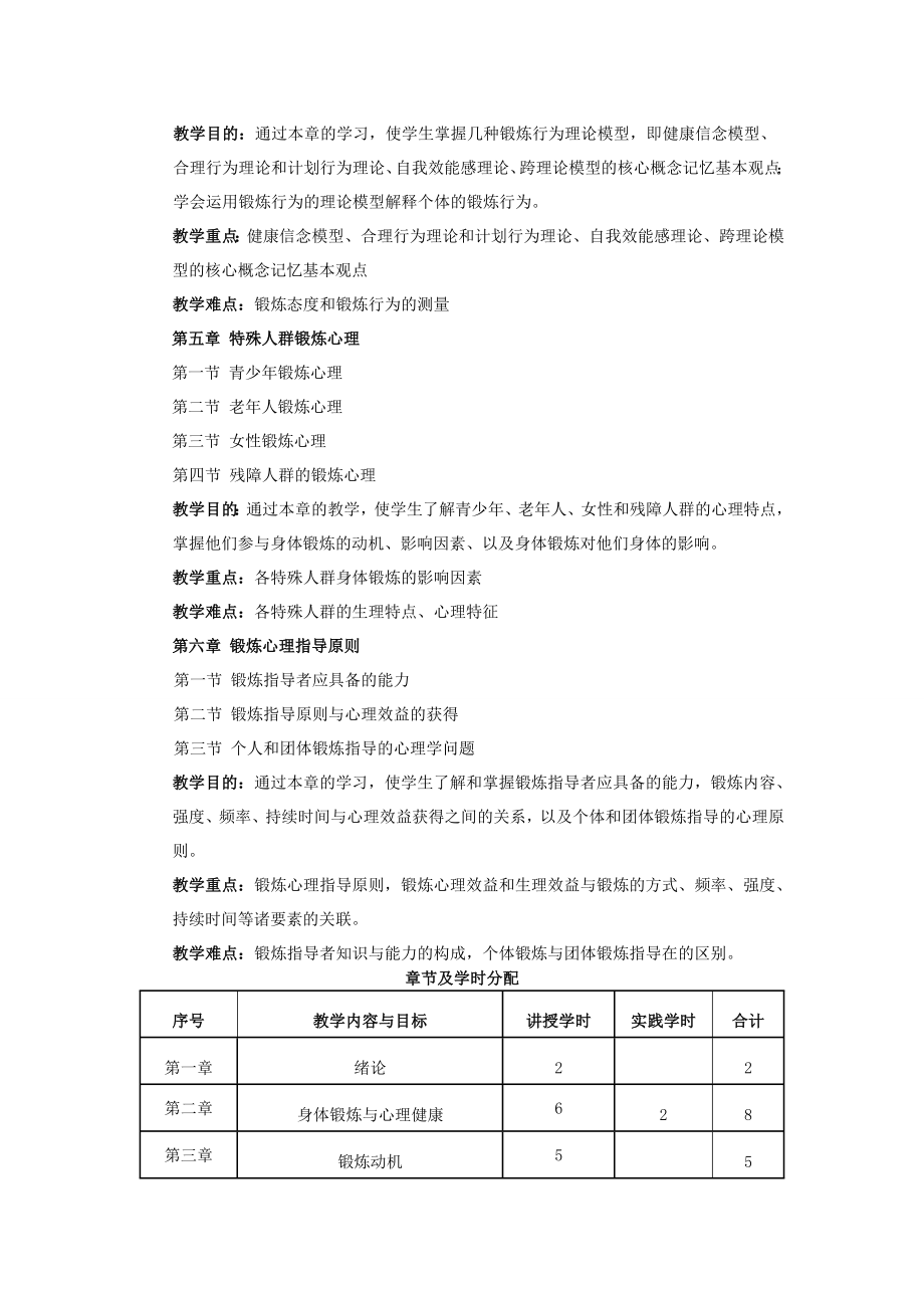 锻炼心理学课程教学大纲.doc_第3页