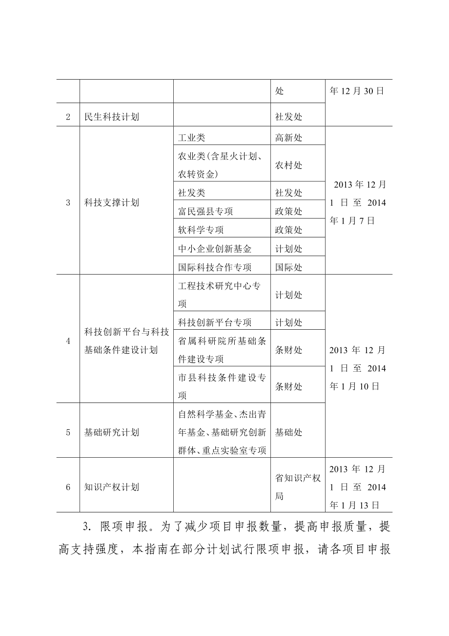 省科技厅关于组织申报省科技计划项目的通知.doc_第3页