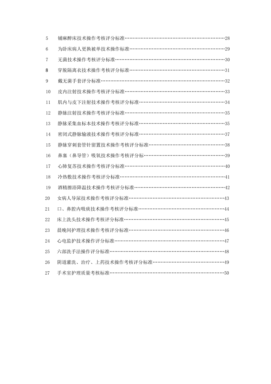 护理操作考评标准.doc_第3页