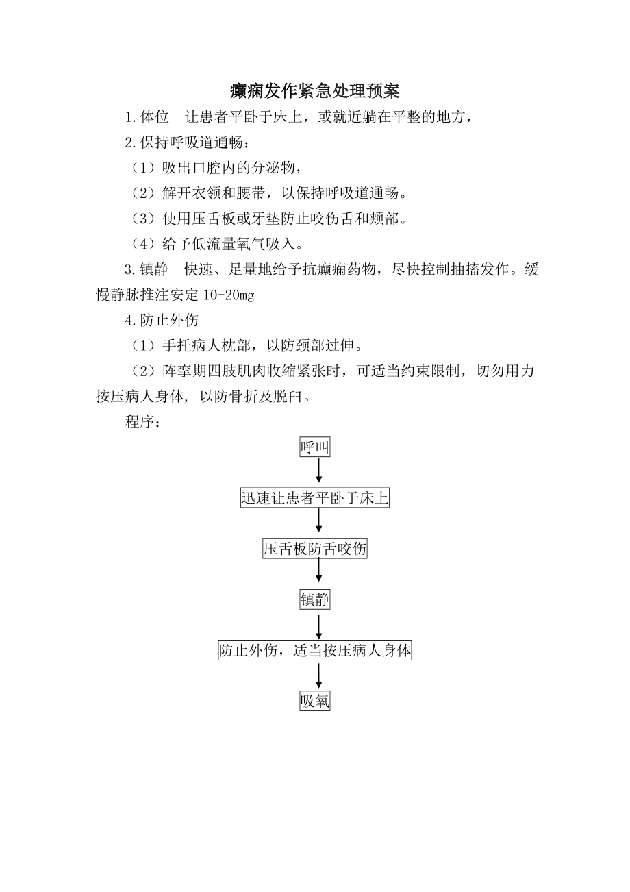 康复意外紧急处置预案与流程13030.doc_第2页