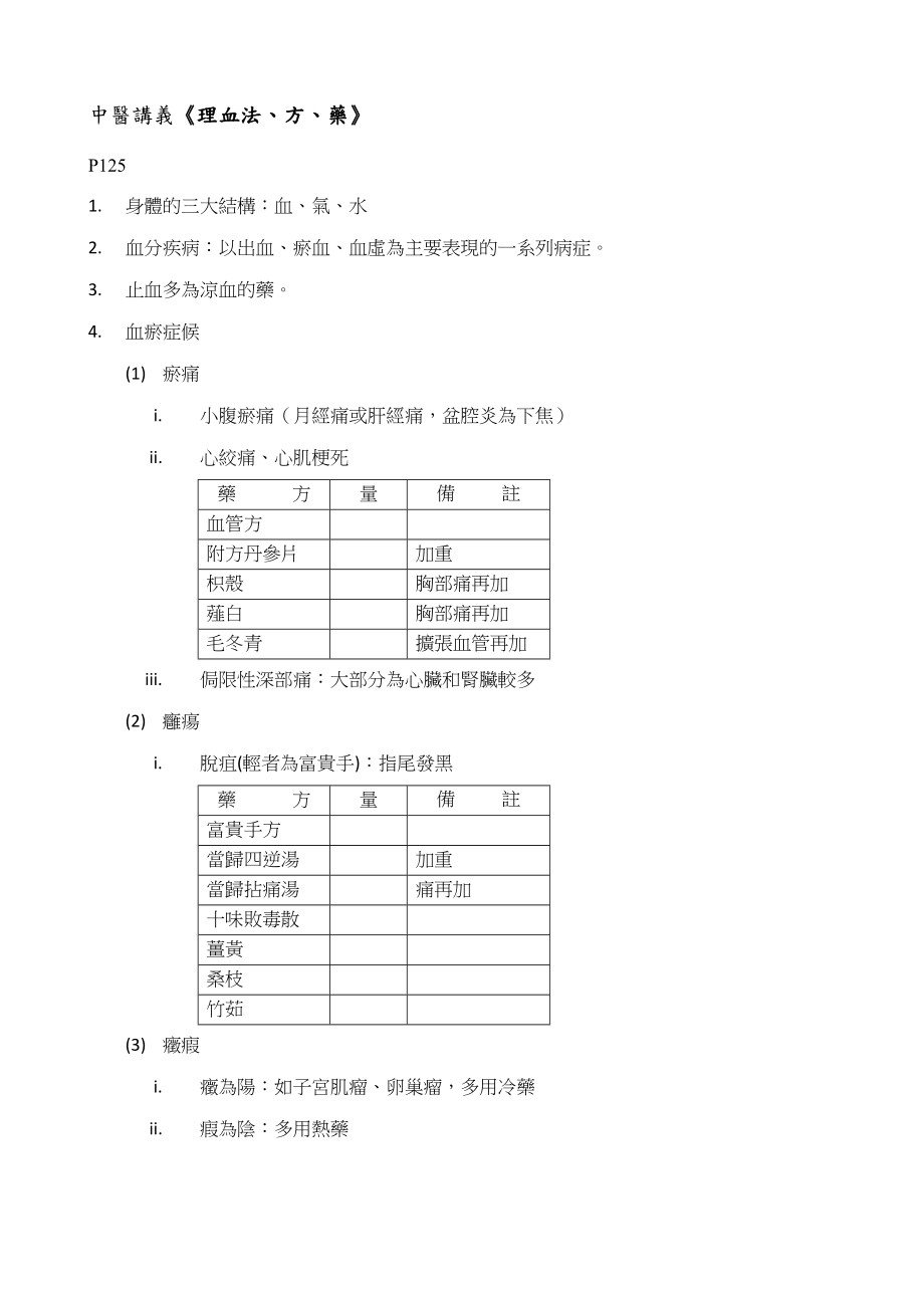 中医讲义《理血法、方、药》.doc_第1页