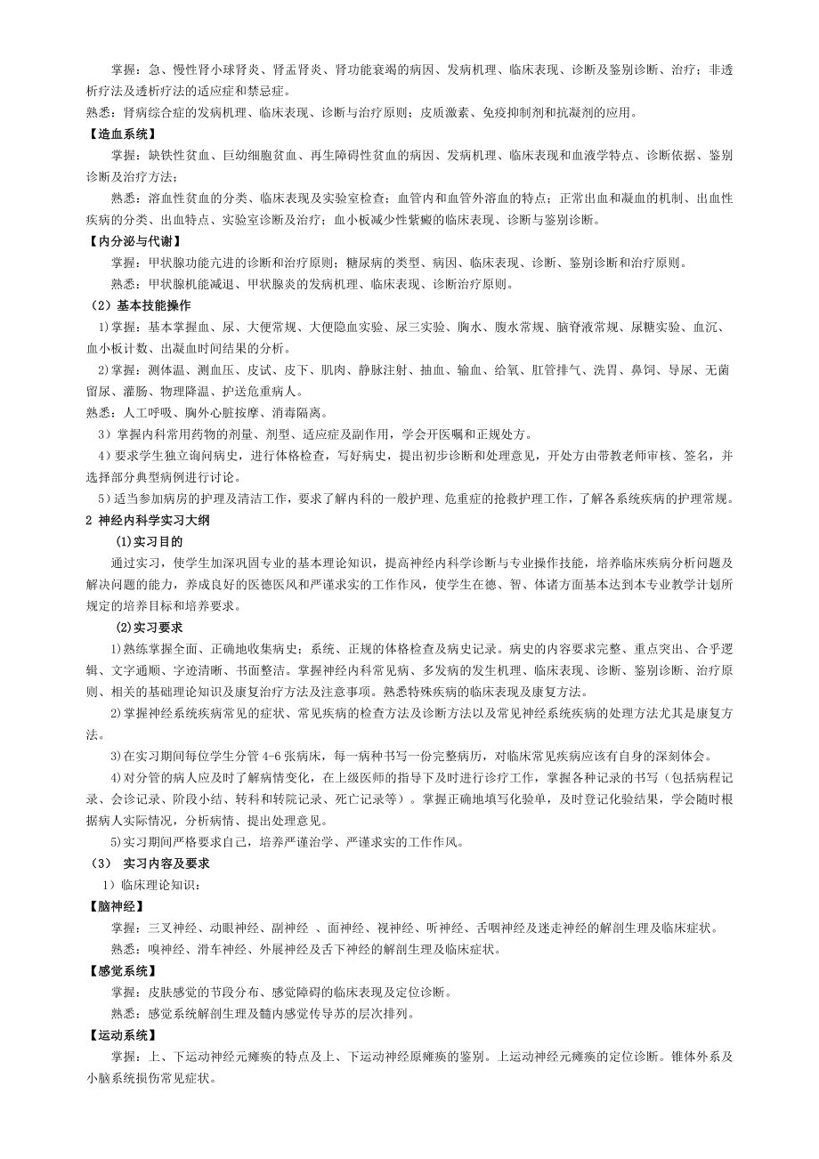 康复治疗专业实习方案.doc_第3页