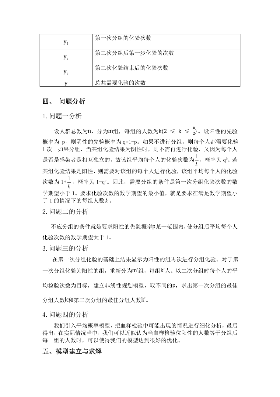 数学建模论文血样的分组化验.doc_第3页