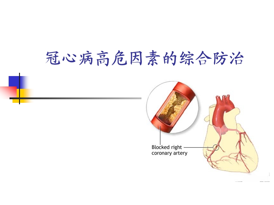 冠心病高危因素的综合防治.ppt_第1页