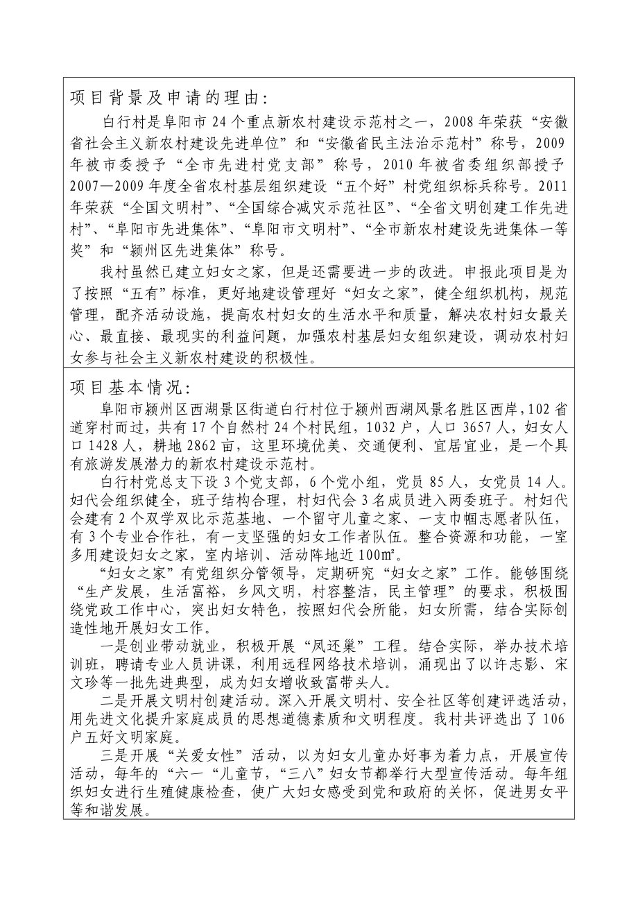 妇女专项经费项目申报表.doc_第2页