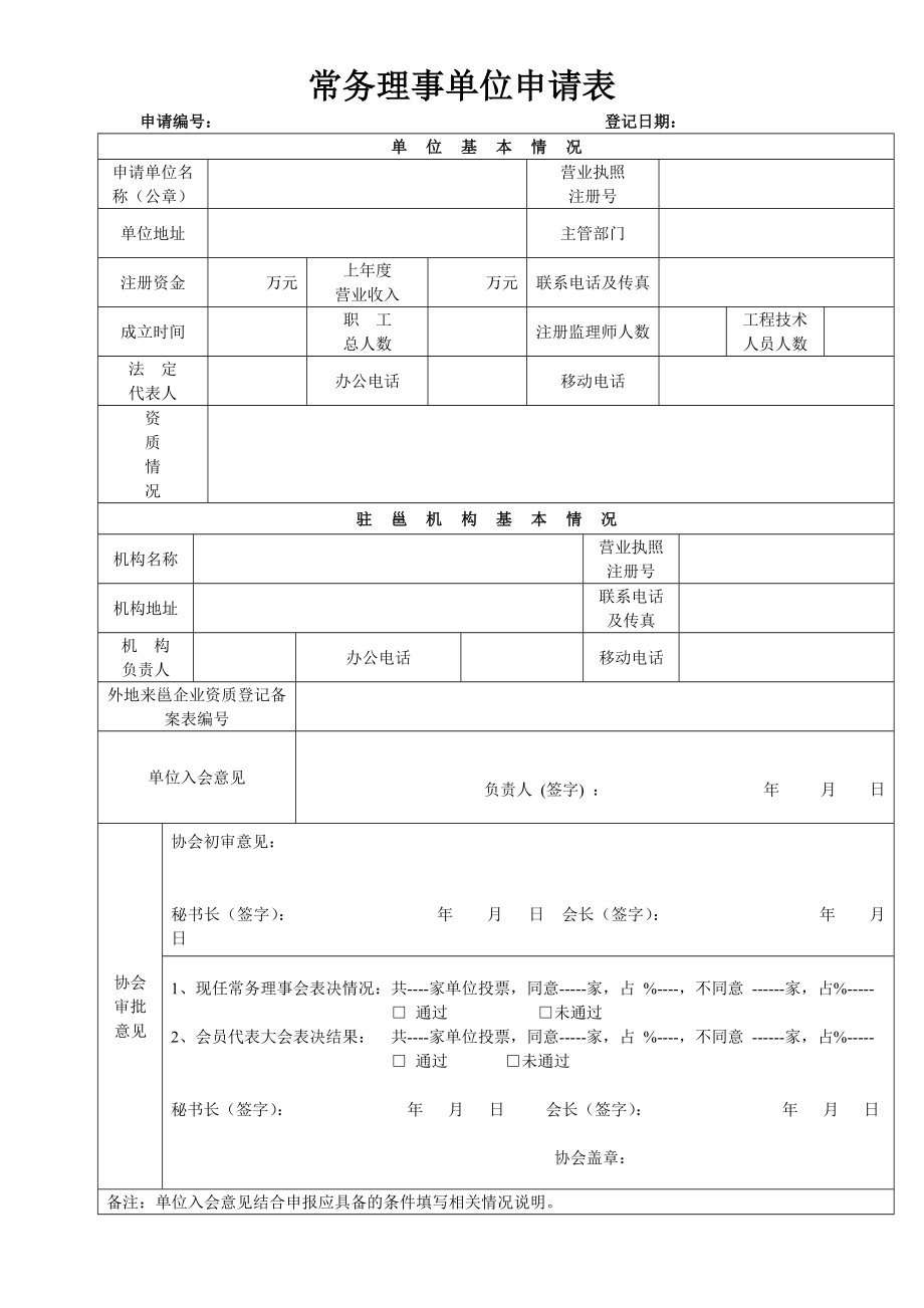 常务理事单位申请表.doc_第1页