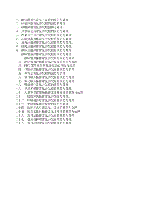 临床护理技术操作常见并发症的预防和处理规范doc.doc