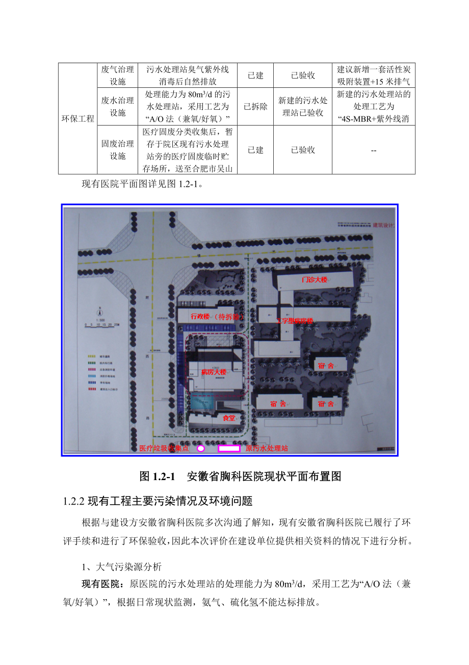 安徽省胸科医院门急诊医技综合楼项目环境影响报告书.doc_第3页