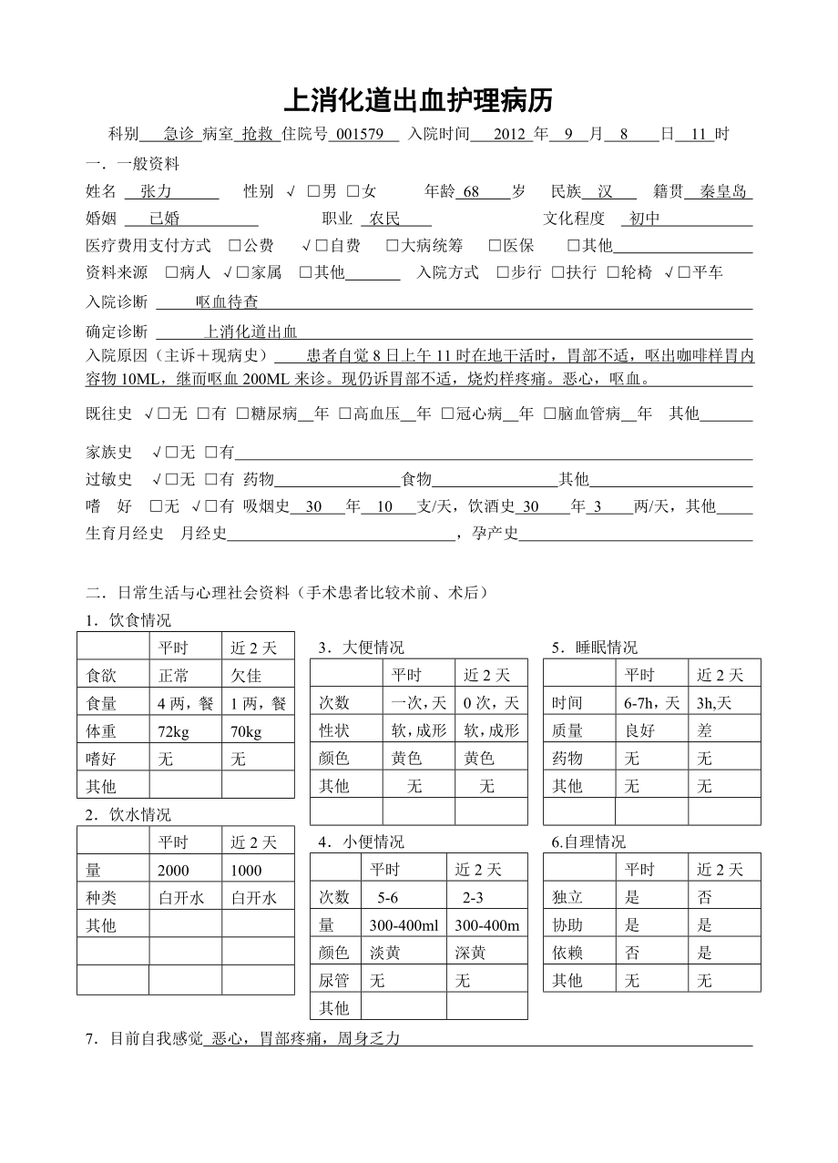 急危重症护理病历.doc_第1页