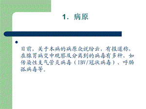 鸡传染性腺胃炎 医学ppt课件.ppt