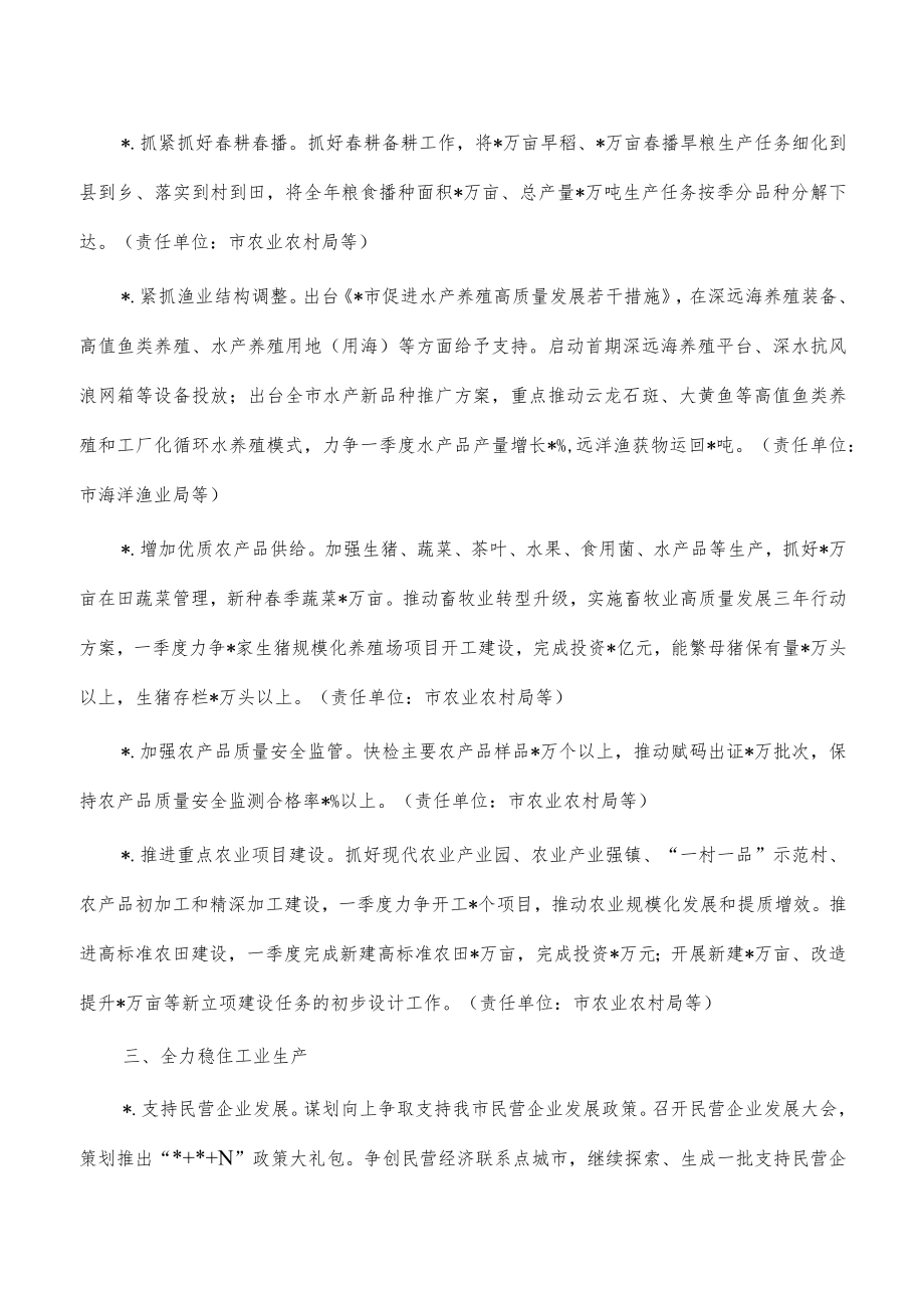 2023年一季度经济开门稳开门红方案.docx_第2页