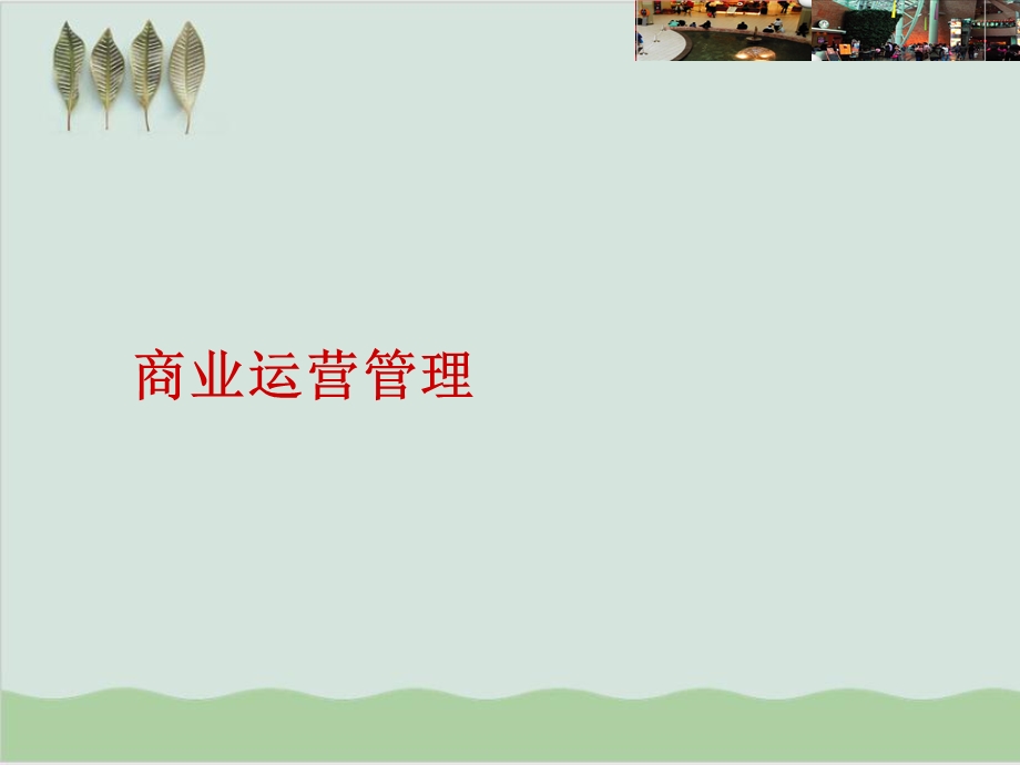 商业运营管理基本知识要点课件.ppt_第1页