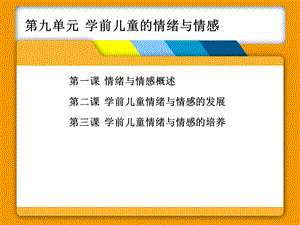 学前儿童情绪与情感课件.ppt