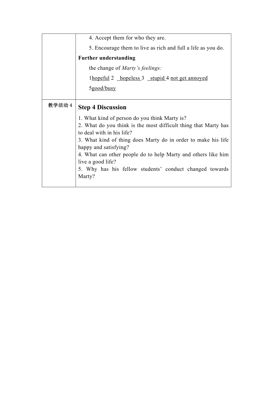 Unit 1 Living Well 教学设计方案.doc_第3页