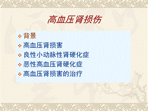 高血压与肾脏损害课件.ppt