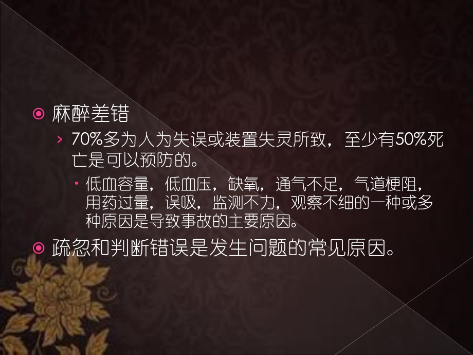 麻醉并发症与麻醉安全课件.ppt_第3页