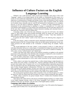 Influence of Culture Factors on the English Language Learning文化对英语写作的影响.doc