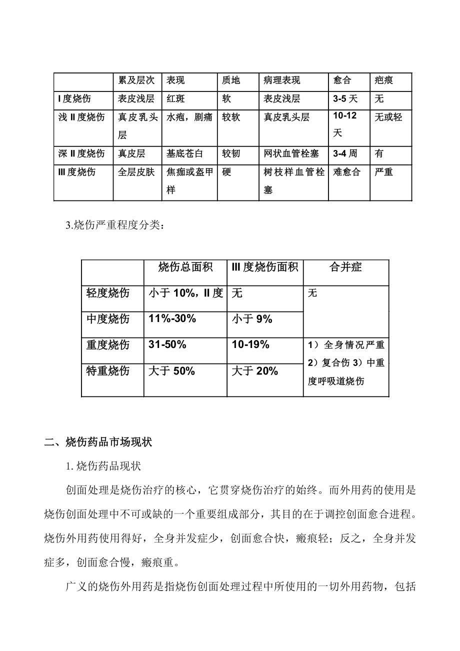 伟华烧伤药可行性研究报告.doc_第2页