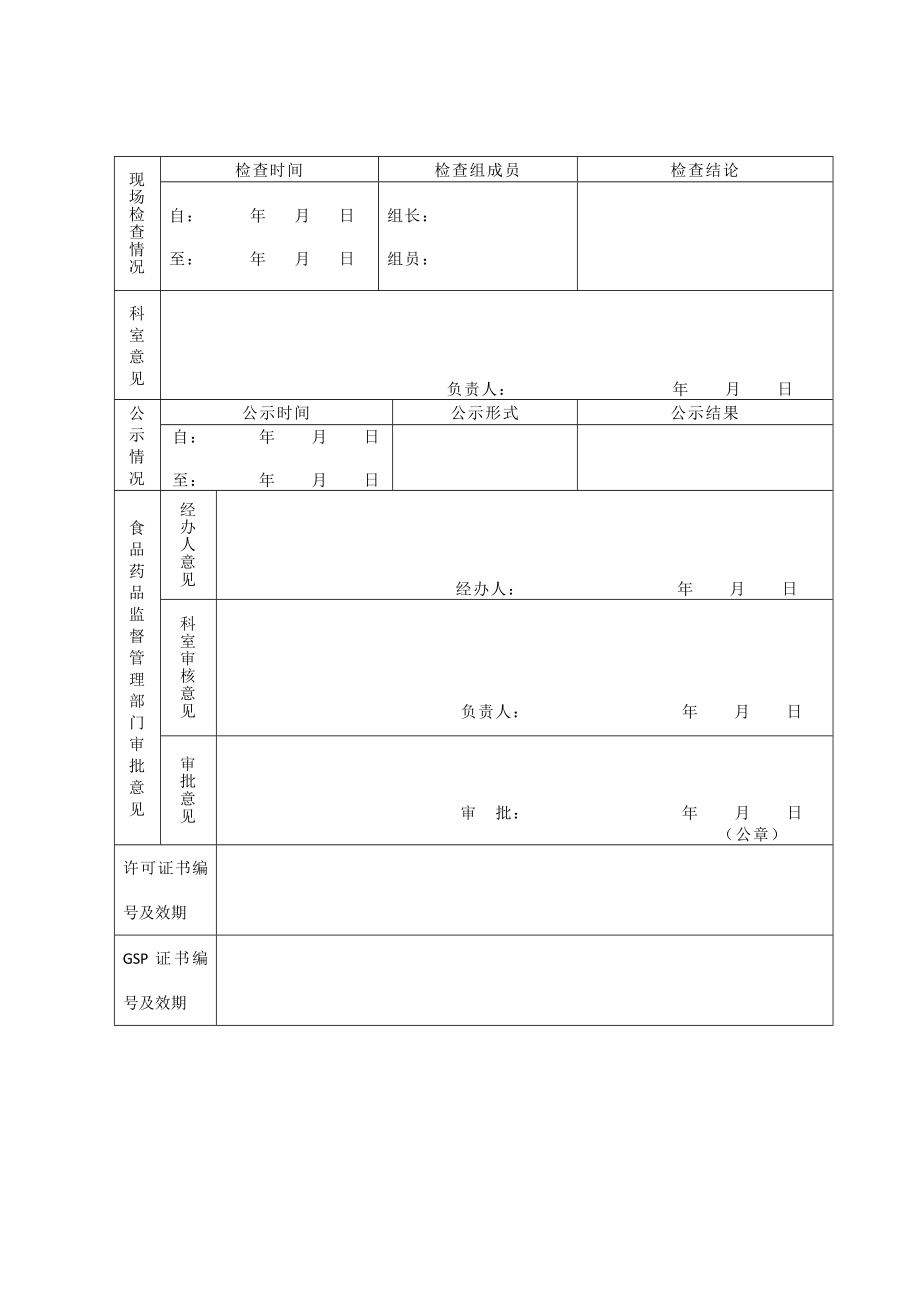 新版药品GSP认证全套表格.doc_第3页