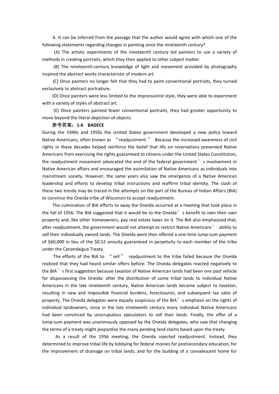 美国法学院入学考试LSAT阅读真题3（含答案） .doc_第3页