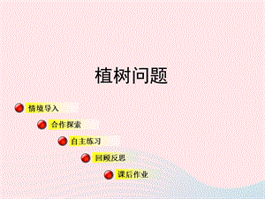 四年级数学上册智慧广场《植树问题》ppt课件青岛版.ppt