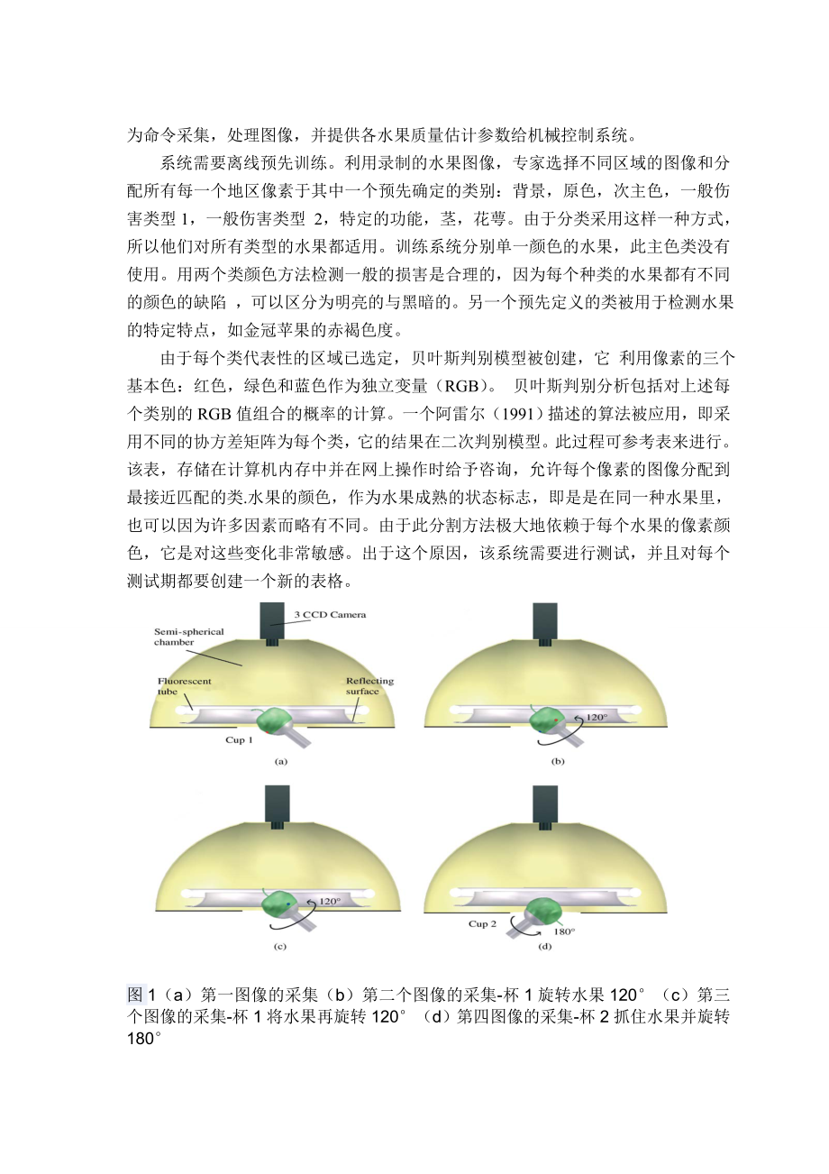 水果品质自动分级的机器视觉系统外文翻译.doc_第3页