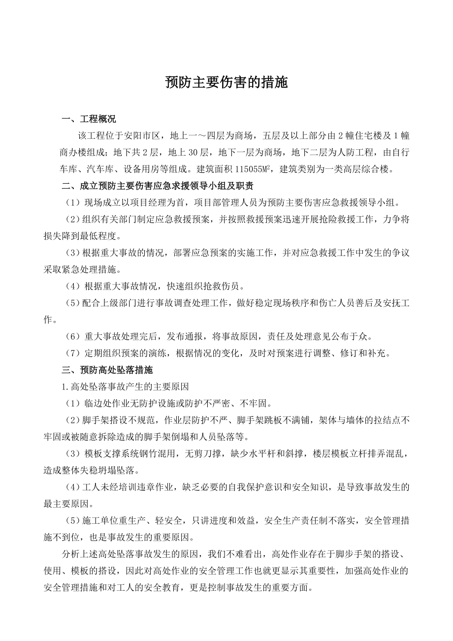 生活广场预防主要伤害的措施.doc_第2页