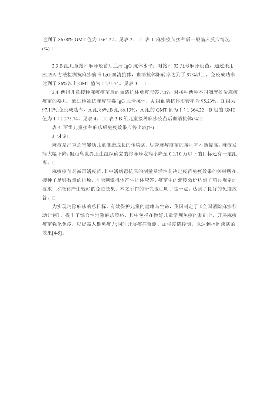 儿童接种不同效价冻干麻疹减毒活疫苗的免疫效果研究acgf.doc_第2页