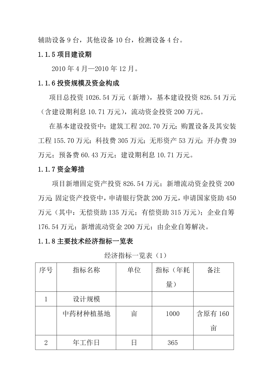 五味子、北柴胡、北细辛中药材GAP基地建设项目可行性研究报告(优秀甲级资质资金申请报告).doc_第2页