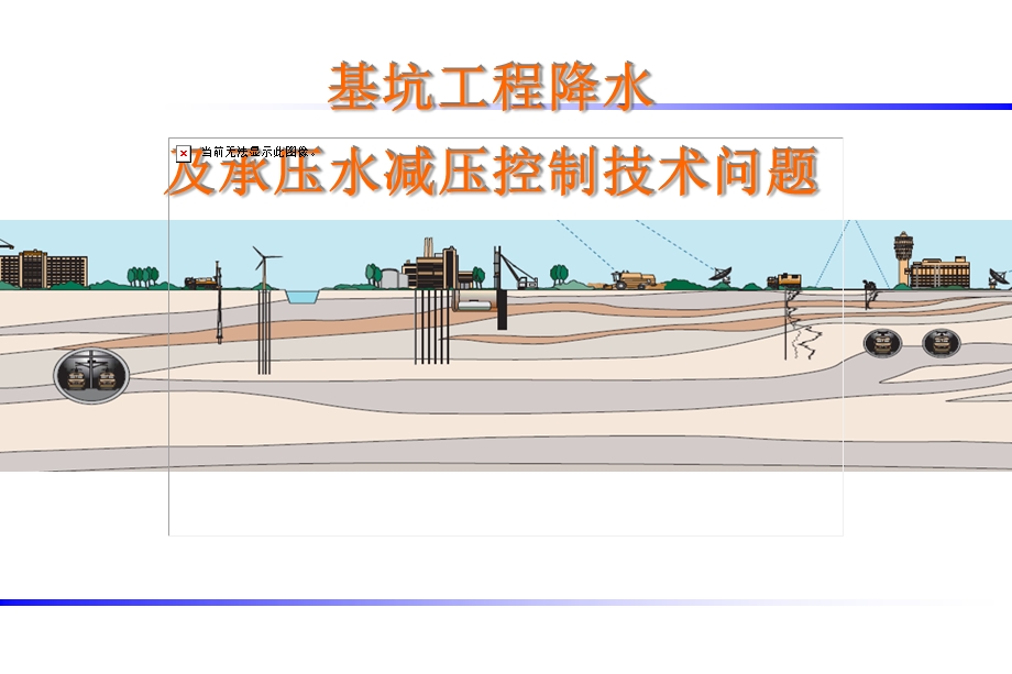 基坑工程降水及承压水减压控制技术问题全解课件.ppt_第1页