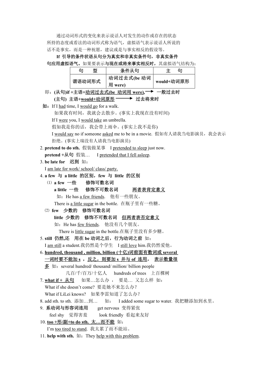 人教版九级英语知识点汇总unit4unit6.doc_第2页