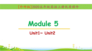 外研版[三起点]英语六年级上册Module5单元优质ppt课件(完整版).pptx