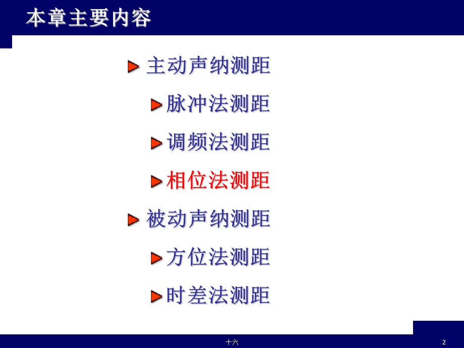 声呐(纳)技术 ：第五章 声纳系统测距技术课件.ppt_第2页