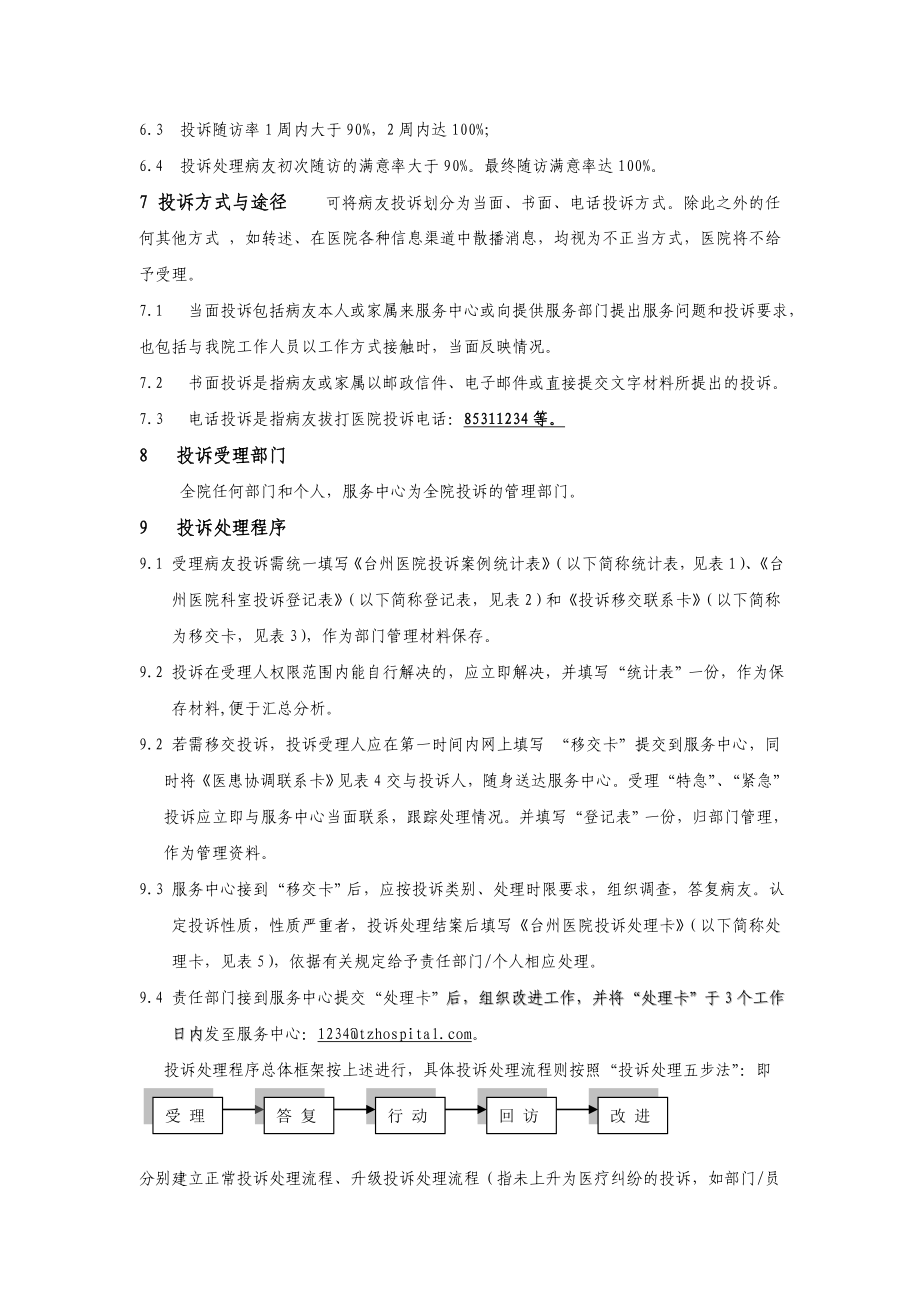 浙江省台州医院病人投诉处理制度.doc_第2页