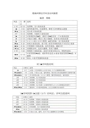 荆歌精确叫牌法文档.doc