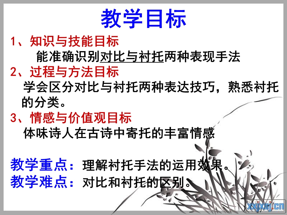 古诗词中对比与衬托的区别课件.ppt_第2页