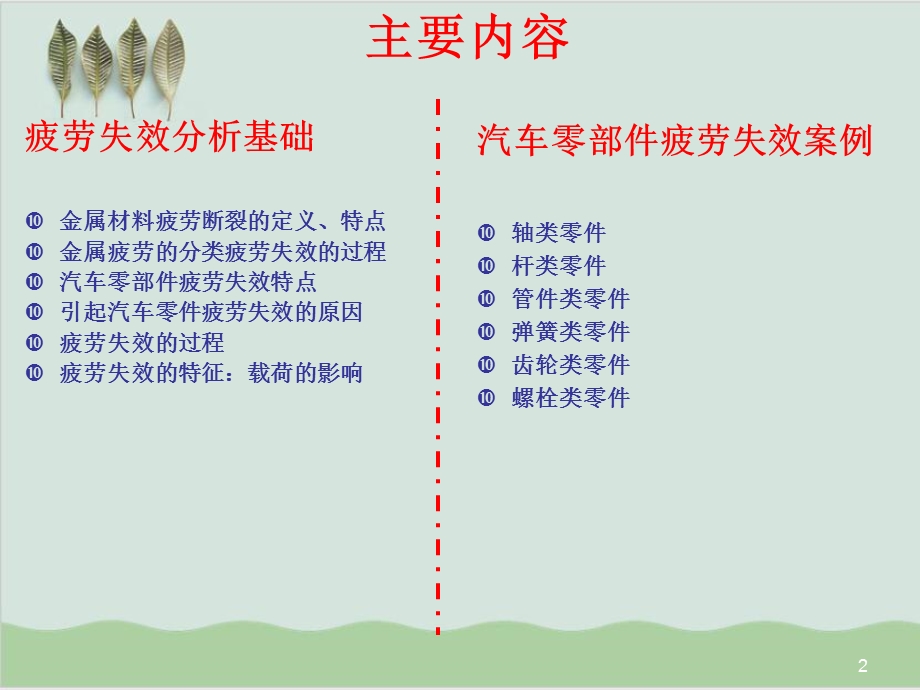 汽车零部件的疲劳失效分析课件.ppt_第2页