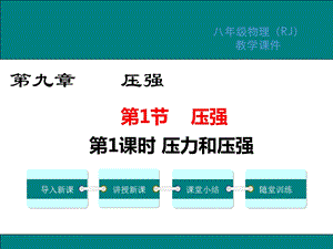 新人教版八8年级物理下册第九章压强全章优质教学ppt课件.ppt