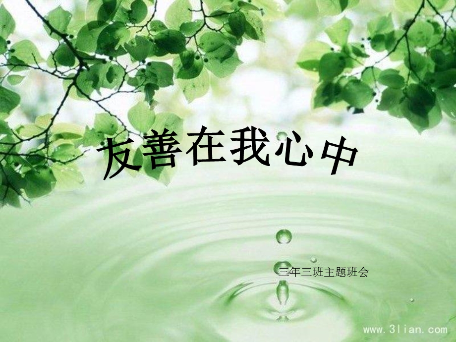 某友善班会课件.ppt_第1页