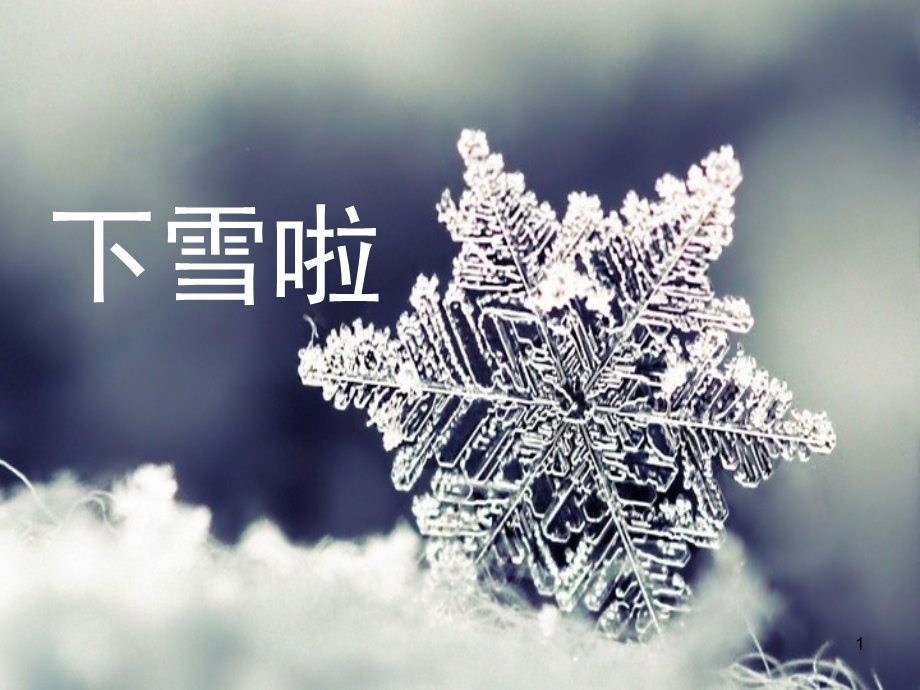 小学美术儿童画下雪啦课件.ppt_第1页