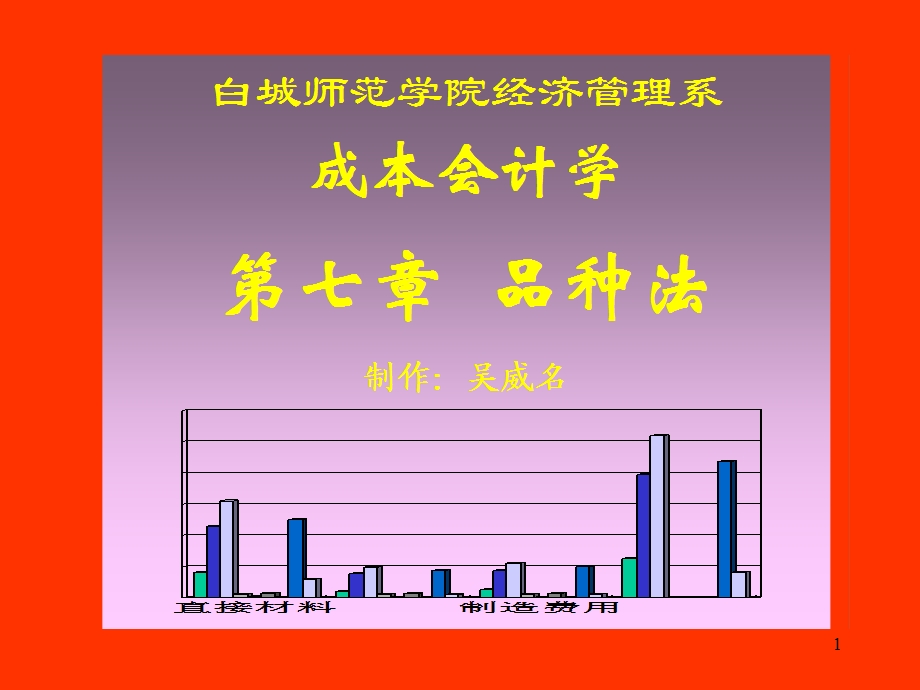 成本会计学——品种法课件.ppt_第1页