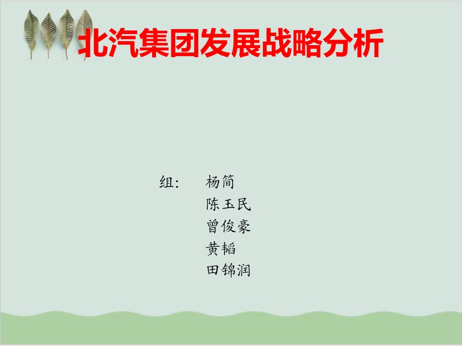 某集团发展战略分析课件.ppt_第1页