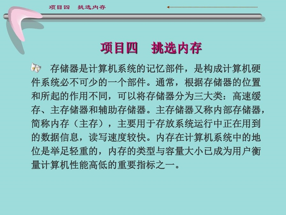 教学ppt课件4挑选内存.ppt_第1页