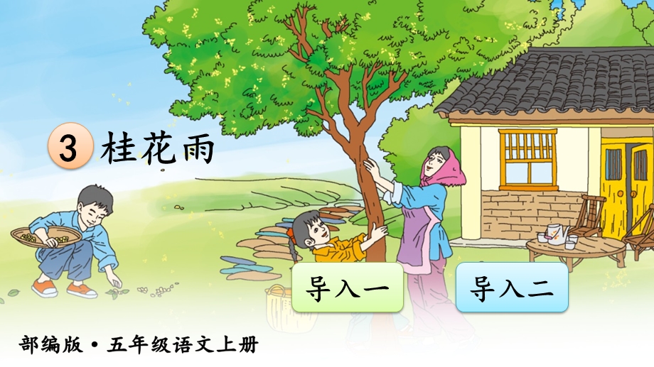 小学部编版五年级上册语文桂花雨ppt课件.pptx_第1页